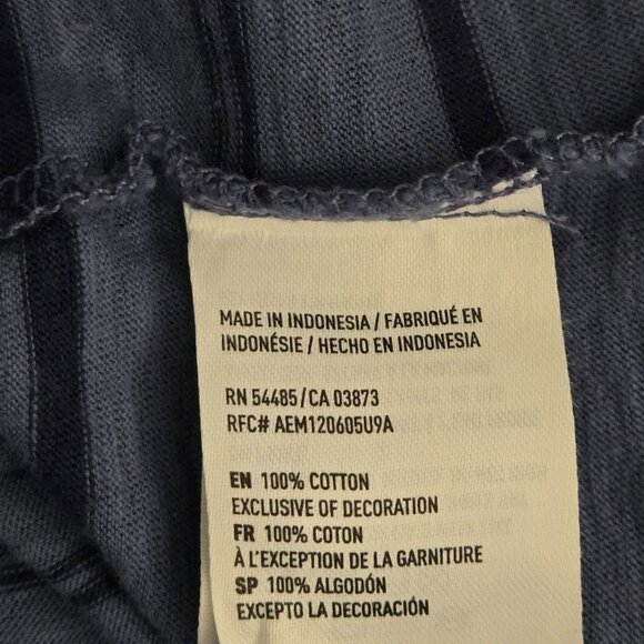 Men's Size Small American Eagle Outfitters Blue Stripped Short Sleeve Pullover - Picture 7 of 9